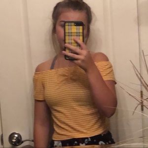 Off the shoulder top